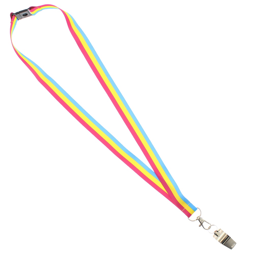 Zac's Alter Ego - Pansexual Cordon/Lanyard - avec sifflet - Multicolore